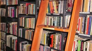 A nostalgic shot of shelves in the sadly defunct Flinders Books, where I worked part-time from 2004 till its final closure in 2012